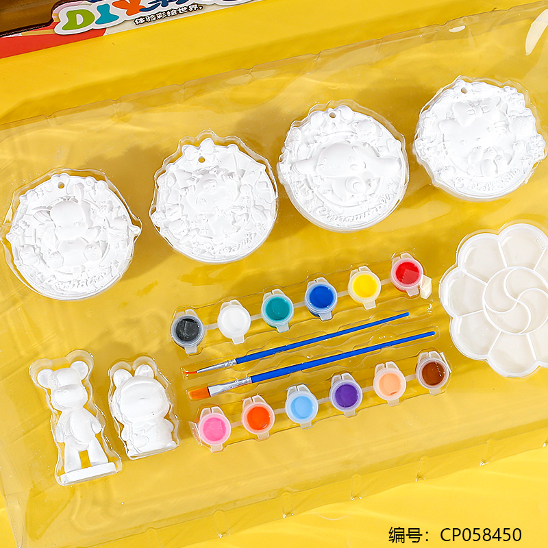 Painted plaster painting toy 388-228