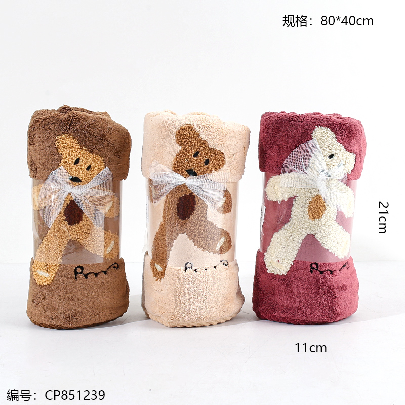 1286 Little bear quick-drying towel 1 x 5