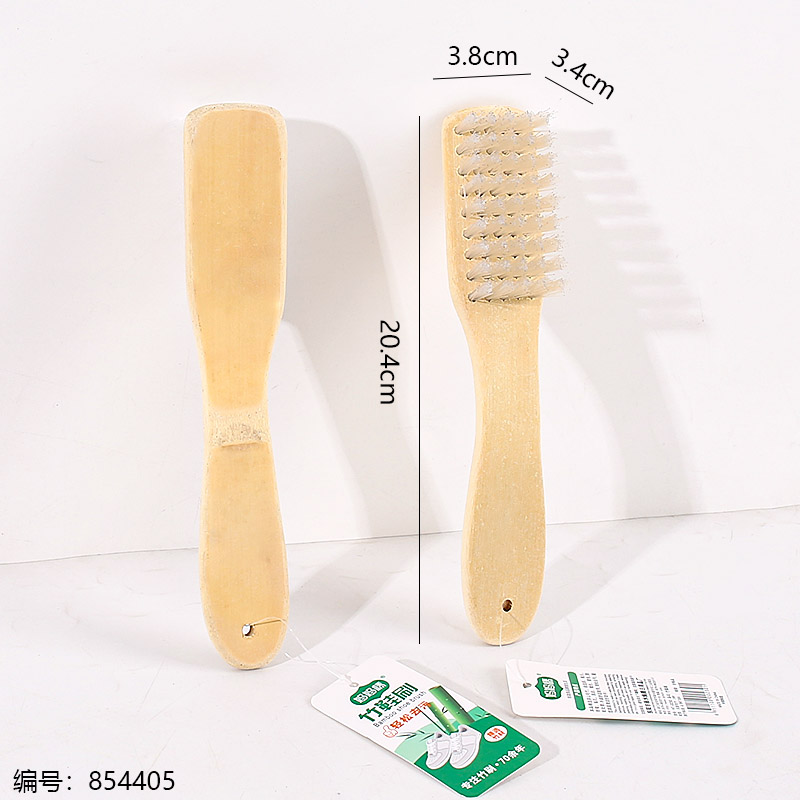 0230 Bamboo Shoe Brush 1 Pack x 10