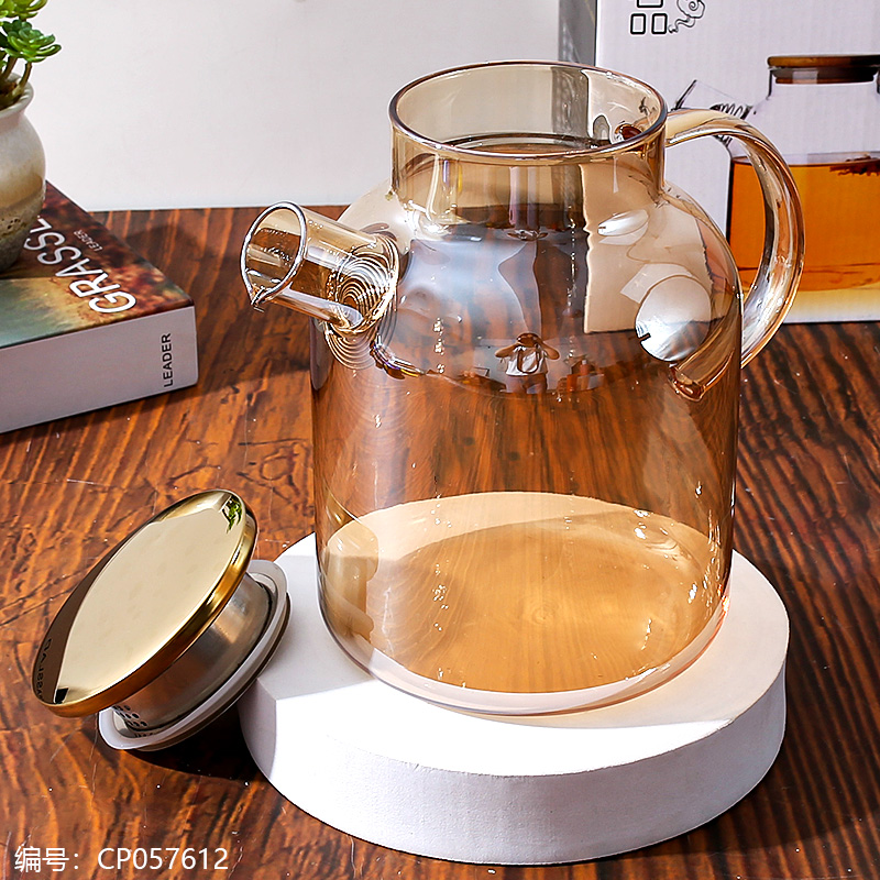 Boron Large Bamboo Lid Plating Pot 1800ml