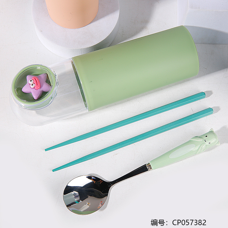 6800C Chopsticks & Spoon Cutlery Set