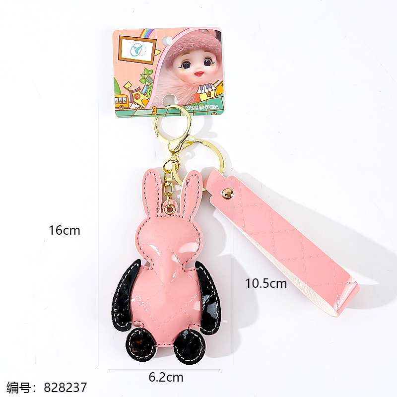 10 Rabbit Lipstick Pouch Pendant 1 x 12