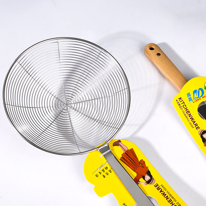 18# Solid Wood 3cm Wire Leak with Clip Handle