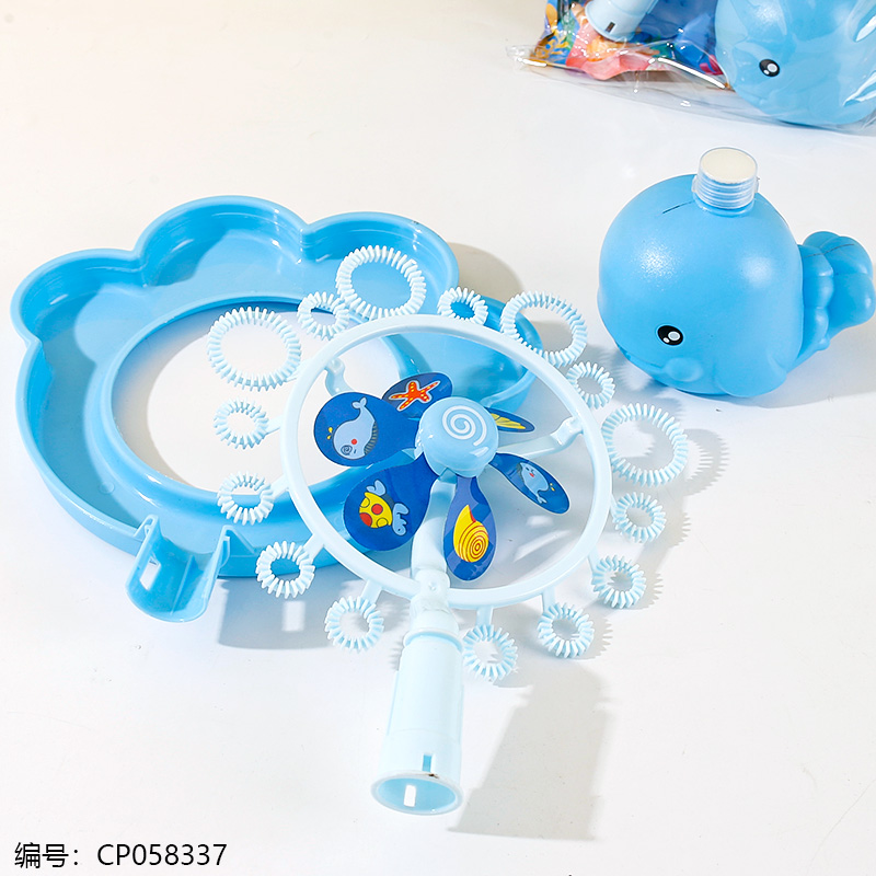 Whale windmill bubble wand-6600-1