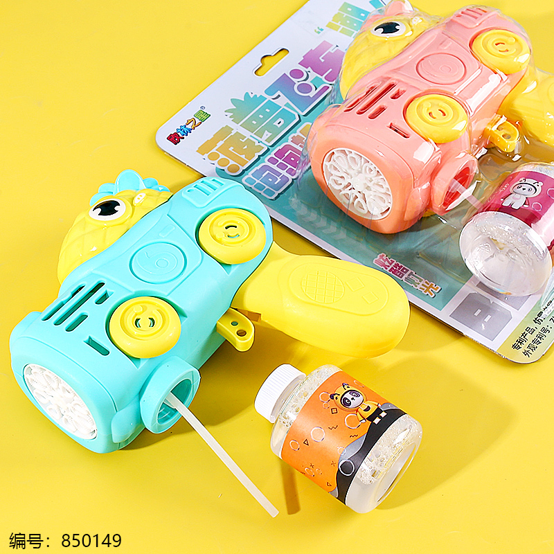 6333-1 Pineapple Bubble Car Gun Board Toy