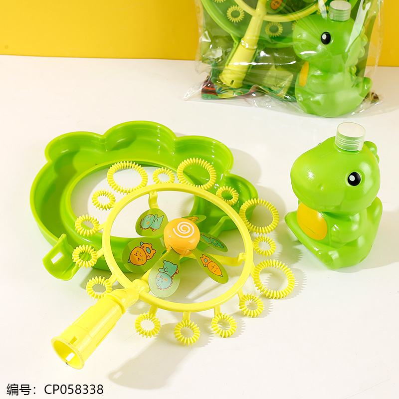 Dinosaur windmill bubble wand-6600