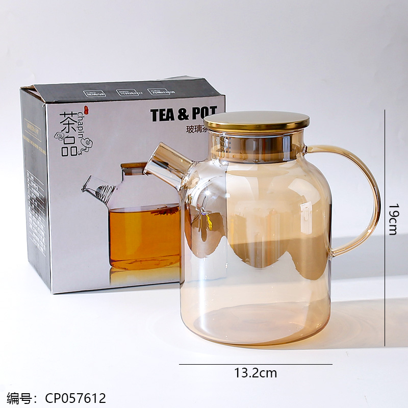 Boron Large Bamboo Lid Plating Pot 1800ml