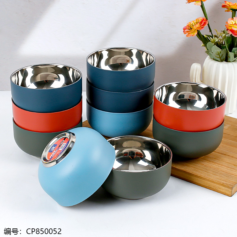 Color 304 two layer retro bowl