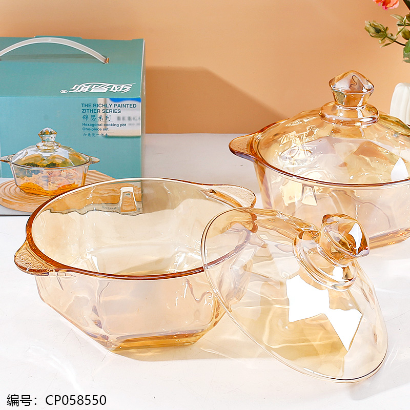 Hexagonal pot set