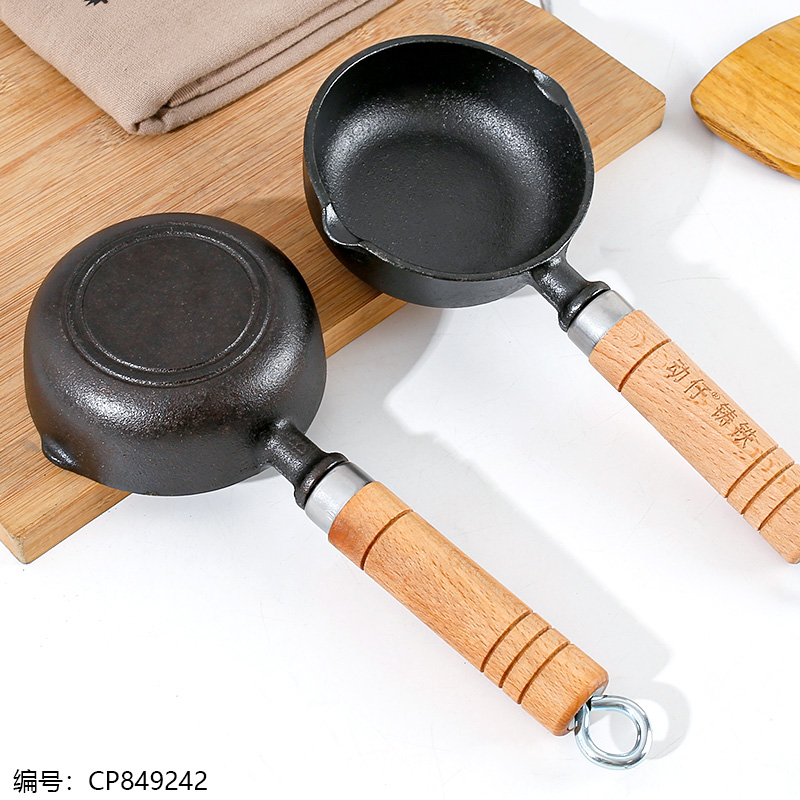 563 Cast Iron Round Bottom 11 x 4 Splash Wok