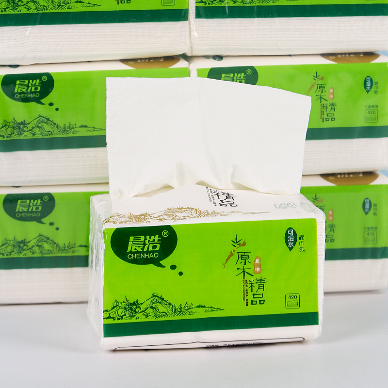 Premium Natural Wood Facial Tissues (6-Pack)