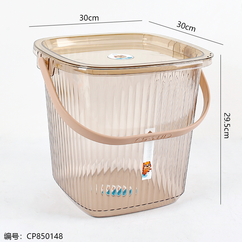 T3805-7 Crystal Bucket with Cover