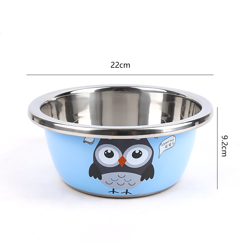 22cm Macaron Decal Non-Magnetic Mixing Bowl