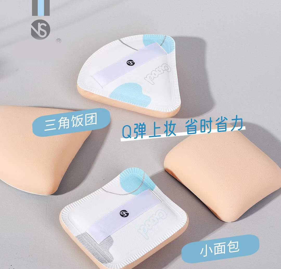 3087 Air Cushion Powder Puff Triangle+Square/12