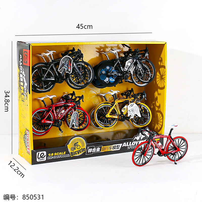 LE087 Zinc Alloy Bicycle Model Toy